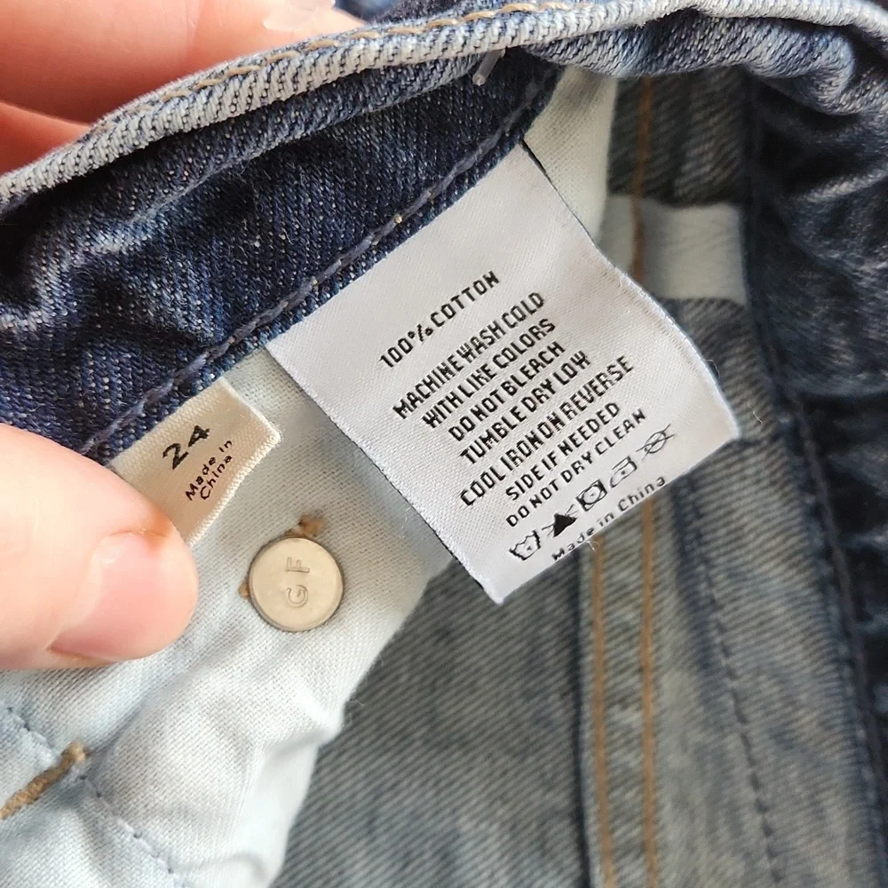 GRLFRND Low Rise Boyfriend Bella Jeans Size 24 - Picture 9 of 10